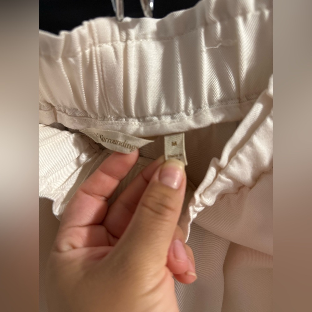 Soft Surroundings Cream Pull On Pants - Picture 6 of 6